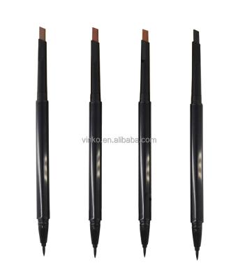 China Waterproof High Quality Double Eyebrow Pencil End Eyeline And Eyebrow Pencil for sale