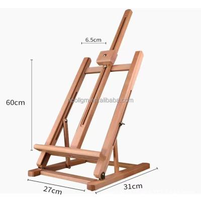 China High Quality Wooden Easel Oil Painting Easel Sight Folding Table Lightweight Hot Selling 95/96 Best Prices For Kids Painting for sale