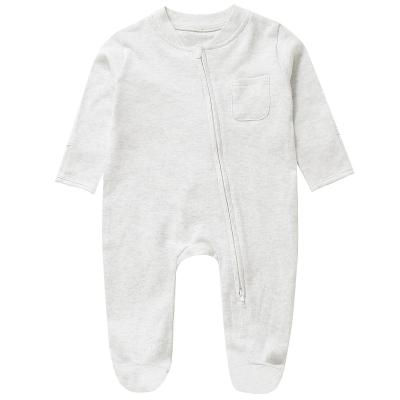 China Long sleeve baby clothes white summer style 100% bamboo fiber jumpsuit wholesale newborn short sleeve for sale