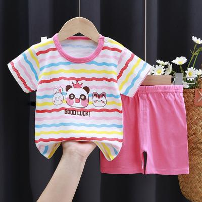 China New Arrival Boutique Baby Dressing Set Children Kids Casual Girl Clothes Set for sale