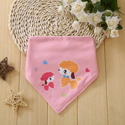 China Antibacterial Triangle Scarf Baby Cotton Towel Saliva Towel Newborn Bib for sale