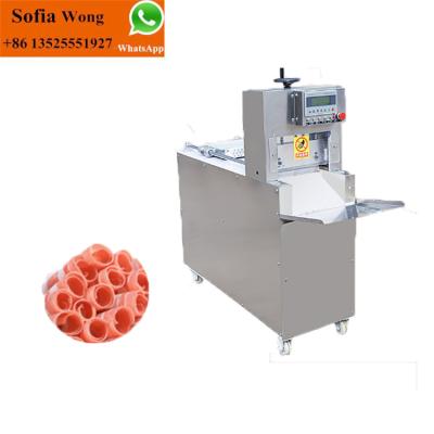 China Meat Processing Equipment Large Lamb Slicer Bun Beef Slicer Roll Frozen Meat Pork Belly Slicer Bun Cutting Machine for sale