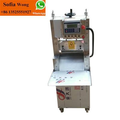 China Meat Processing Equipment Custom Meat Slicer Commercial Two Roll Automatic Frozen Beef Slicer Cutting Machine for sale