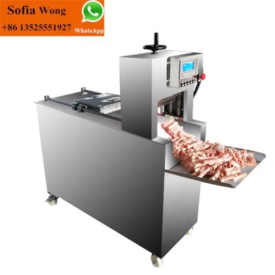 China meat processing equipment frozen meat slicer cutting machine/frozen meat roulade cutting machine for sale