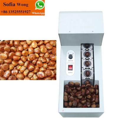 China Canning Factory Chestnut Slitting Equipment Hazelnut Nut Shell Breaker for sale