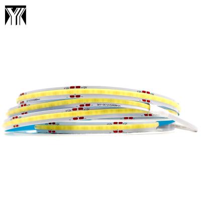 China High Density LANDSCAPE No Areas DC12V COB 8mm 320leds 3000k/4000k/6000k Flexible COB LED Strip Dark Dotless for sale