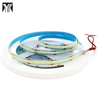 China Hot Selling LANDSCAPE Highlight LED DC12V COB 10mm Ice Blue 480leds High Density Dotless Flexible Strip Light for sale