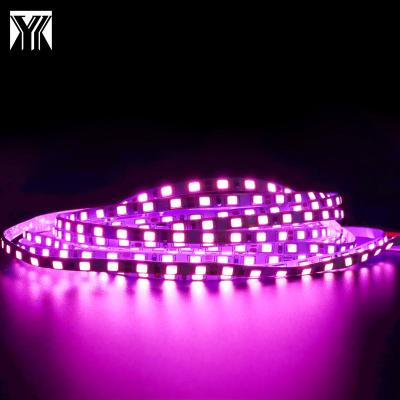 China LANDSCAPE 4mm 12V Pink Flexible LED Light Strip 120LEDs/m IP20 5M SMD 2835 Ultra Narrow for sale