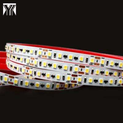 China Sports stadiums add transistor 2835 IP20 120led indoor 24V 8mm 20metres cable W/NW/WW led strip lighting for sale