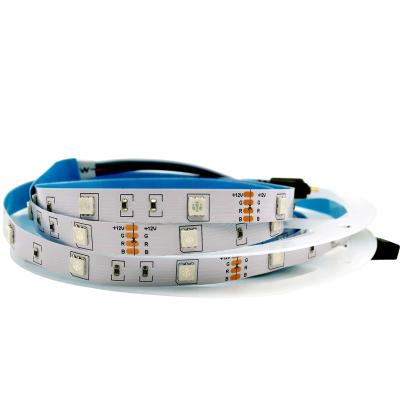 China Home Decoration SMD 5050 12V IP65 30D RGB LANDSCAPE Color Changing Flexible Strip Light 5m/roll for sale