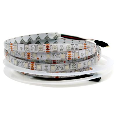 China From factory supply high quality LANDSCAPE flexible strip light SMD 5050 12V IP65 60D RGB 10mm directly for sale