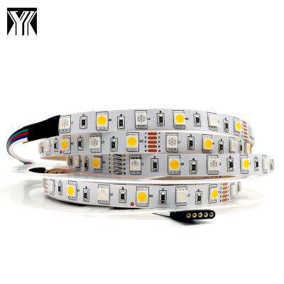 China LANDSCAPE Landscape Lighting DC12V SMD 5050 IP20 60D RGB+WW/NW/CW 10mm Flexible Strip Light for sale