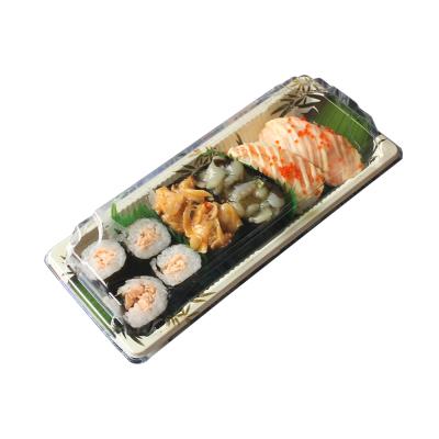 China New Arrival Disposable Cake Box Sushi Product Customized Transparent Plastic Box for sale