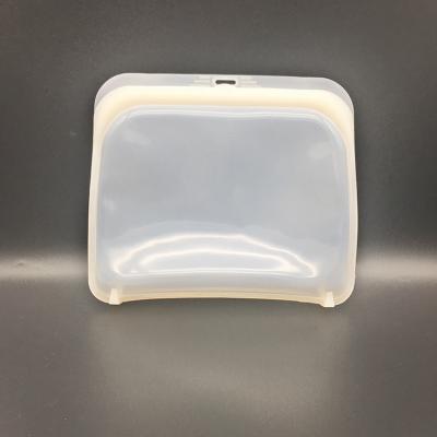 China High quality sustainable sale at a low price custom made reusable silicone food pouch storage bag for sale