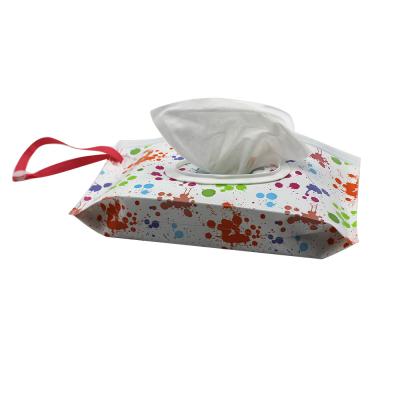 China Recyclable Hot Sale Reusable Baby Packaging Makeup Remover Wet Bag for sale