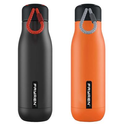 China New Fayren 2022 Wholesale Leak Proof Double Wall Stainless Steel Vacuum Thermal Sport Viable Sealed Insulated Hot Drinking Water Bottle for sale