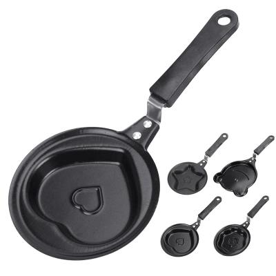 China Minimalist Egg Pan Flip Omelette Mold Maker Breakfast Egg Mold Kitchen Tools Mini Non-Stick Frying Pan Egg Mold Pancake Frying Pot Cooking Tool for sale