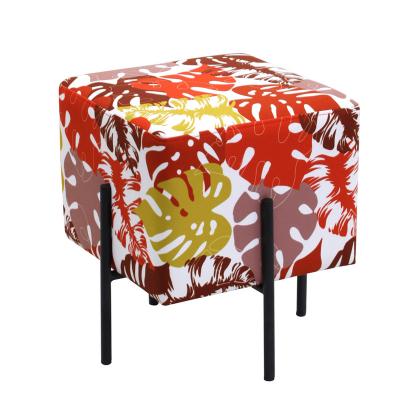 China Can Be Customized Multi Purpose Fabric Leather Velvet Classic Small Toy Storage Stool And Stools for sale