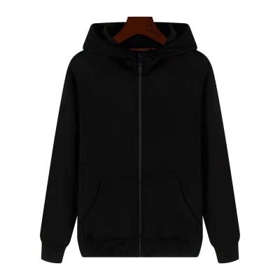 China Anti-wrinkle plus size men's zipper pullover hoodie 100% cotton full high quality hoodie men's zipper wholesale for sale