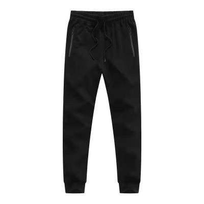 China new fashion Anti-wrinkle joggers pants custom workout midweight running sweatpants with zipper pockets for sale