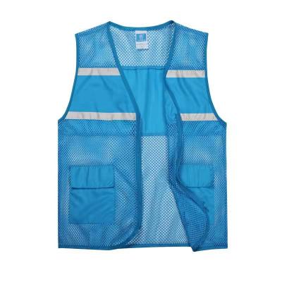 China High Visibility Viable Net Pockets Reflective Safety Vest for sale