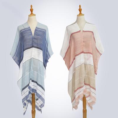 China Classic Retro Oversized Soft Summer Style Vintage Squishy Hot Selling Pattern Edged Fringe Knitted Beach Poncho Towel for sale