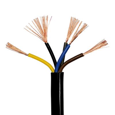 China Housing Wiring 5*0.5 Mm Square Electrical Wires Cable PVC Insulated Extension Data Cable Mini Split Cable for sale