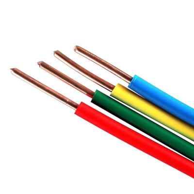 China High Corrosion Resistance CCC Certified 10AWG Single Core PVC Sheathed Electricity Cable 6 Pure Copper Electrical Wire Square Mm for sale