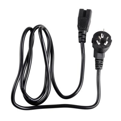 China Safety New Arrival 1.5M Length Black Color Power Extension Cord H05VV-F 3 Prong Power Cord for sale