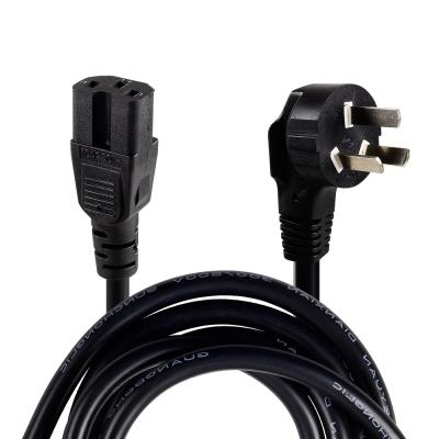 China COMPUTER China Price 3*1.0mm2 Extension Power Cord Strip Flat 3 Pin Plug Argentina Power Cord For Computers for sale