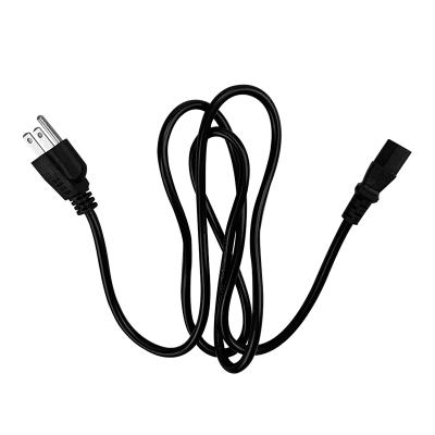 China Laptop Customized AC Power Cord Laptop 1M Length 10A/250V US Plug AC Electric Power Cord for sale