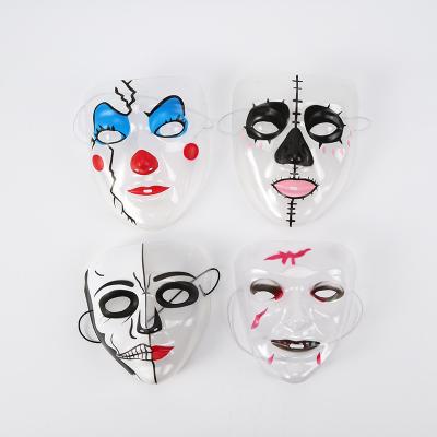 China Halloween Party Supplies Custom Wholesale PVC Funny Face Hacker Mask Environmental Friendly Hand Painted Halloween Mask For Prom for sale