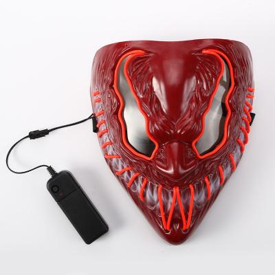 China Halloween Party Supplies 25*20*9CM pp Hot Sale Popular Halloween Toy Halloween Luminous Mask For Party Decoration for sale