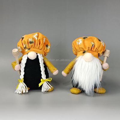 China Europe Gaff Bee Chef Gnome Swedish Honey Bee Festival Faceless Gnome for Farmhouse Kitchen Decoration for sale