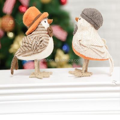 China PVC Production Of Custom Christmas Bird Christmas Birds With Clips Ornament Decorated Or Hung for sale