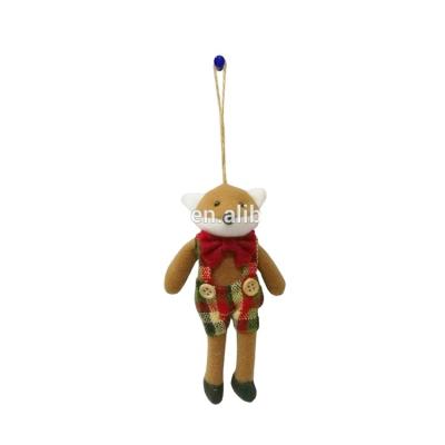 China Hot Sale Personalized Plush Animal Decoration Fox Plush Top Selling Christmas Hanging Ornament for sale