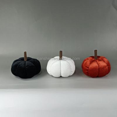 China Europe Mini Pumpkins Halloween Decoration for Home Decor Mini Fabric Autumn Pumpkins for Halloween Party for sale