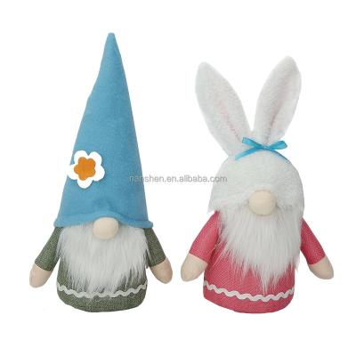 China NSX201845 Easter Bunny Gnome Spring Gnomes Easter Holiday Home Decoration Handmade Gnome Plush Toy for sale