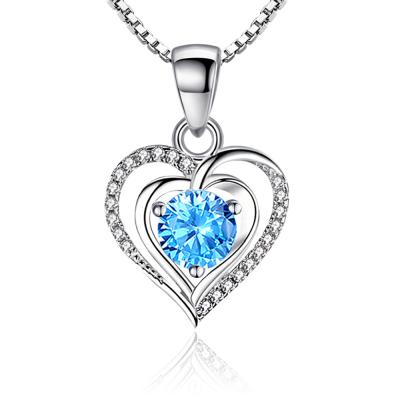 China CLASSIC In Heart Running Necklace Pendant Romantic Gift For Women Fashionable Jewelry Pendant for sale