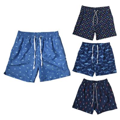 China Hot Selling Cute Breathable Polyester Printing Men Board Shorts Surf Beach Custom Quick Dry Swim Shorts Plus Size Swim Trunks Breathable for sale