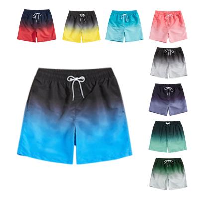 China Anti-wrinkle Large Size Summer Cute Beach Shorts Breathable Cargo Casual Men's Drawstring Running Swim Trunks for sale