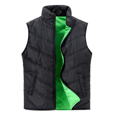 China Outdoor Women's Sleeveless Vest Full Zipper Logo Printing Women Waterproof Winter Vest Warm Casual Vest Jacket for sale