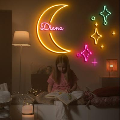 China Light Neon Signs Letters Waterproof Kid Drop Shipping Christmas Factory Easy Neon Signs Neon Signs For Kids Room for sale