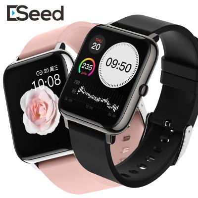 China 2021 new arrivals touch screen relojes relojes iwo series 5 smartwatch sport ip68 inteligentes P22 waterproof 6 watch for sale