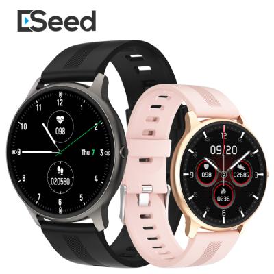 China 2021 Touch Screen Watch LW11 Smart Light Slim Rubber Sport Watches Heart Rate Monitoring Business Smartwatch For Women Men for sale