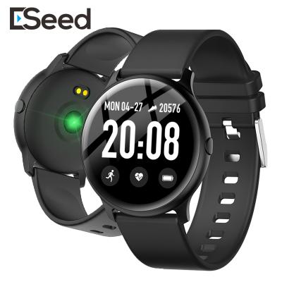 China ESEED KW19 Touch Screen Smart Watch Touch Screen Fitness Sports Blood Pressure Bar Wristband Charge 2021 Reloj Smartwatch for sale