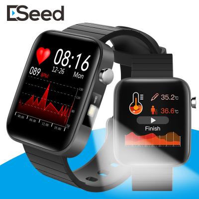 China Touch Screen Temperature Watches With Heart SmartWatch Rate Monitor Waterproof T68 Smart Watch Health Monitoring for sale