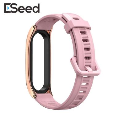 China Hot Seller Rubber Strap MI Band 6 5 Silicone Rubber Strap Bracelet M4 M3 TPU Watch Bands For Xiaomi for sale