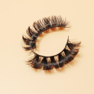 China Long Fake 3d Real Mink Fur False Eyelash Handicraft Cheap Wholesale Natural Mink Eyelashes False Eyelash 100% for sale