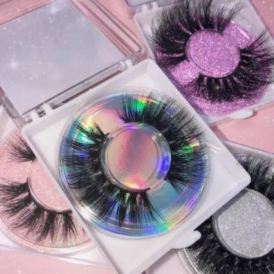 China Natural Long Private Label 3D Colored Lashes Colored Mink Lashes Fluffy Mink 5D Lashes Dramatic Color Mink Eyelash Wholesale for sale